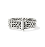 Icon Link Silver 6mm Band Ring Sz 7 by John Hardy