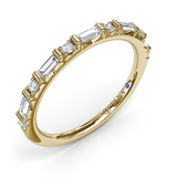 14K Yellow Gold 0.32cttw VS FG Diamond Wedding Band by Fana