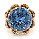 Estate Synthetic Blue Stone Ring