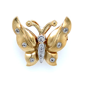 Estate Butterfly Brooch/Pendant