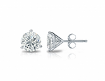 14K White Gold 0.30cttw K-L SI Diamond Stud Earrings