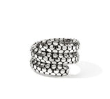 Dot Silver Double Coil Ring Size 8 by John Hardy