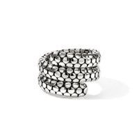 Dot Silver Double Coil Ring Size 8 by John Hardy