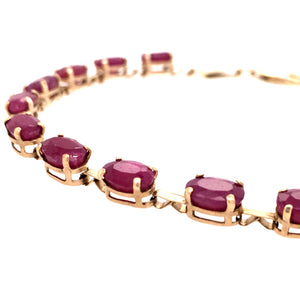 
            
                Load image into Gallery viewer, Estate Ruby Bracelet
            
        