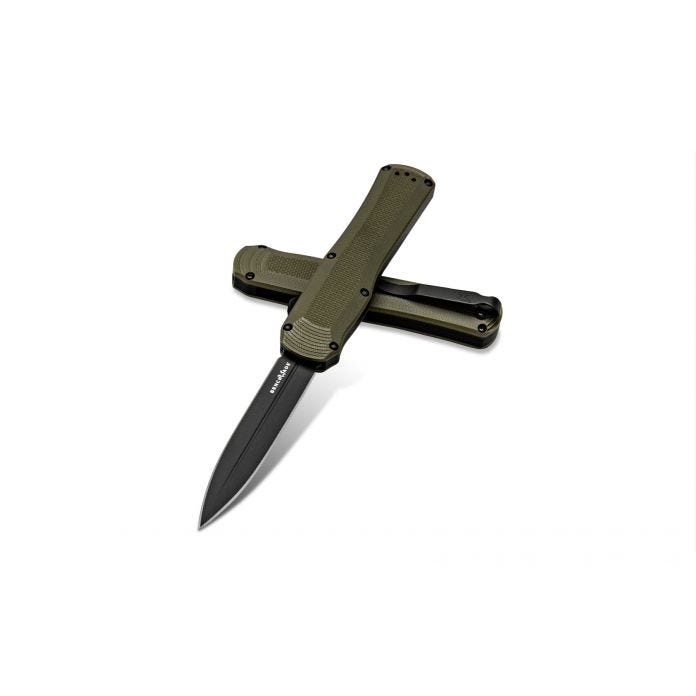 Autocrat, Finish Black Blade Steel: CPM-S30V (58-60) Handle Olive Drab G10 (Olive Drab) by Benchmade
