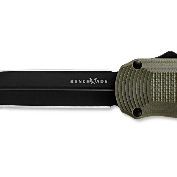 Autocrat, Finish Black Blade Steel: CPM-S30V (58-60) Handle Olive Drab G10 (Olive Drab) by Benchmade