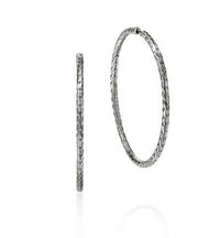 Essentials Silver 50mm Hoop Earrings by John Hardy