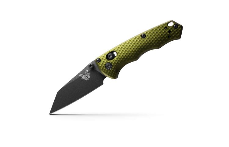 
            
                Load image into Gallery viewer, Full Immunity, Wharncliffe Blade Style, Woodland Green Handle by Benchmade
            
        