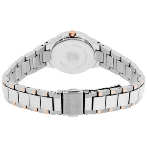 Citizen Stainless Steel & Rose Gold Plated, Eco Drive Watch Mother of Pearl Dial