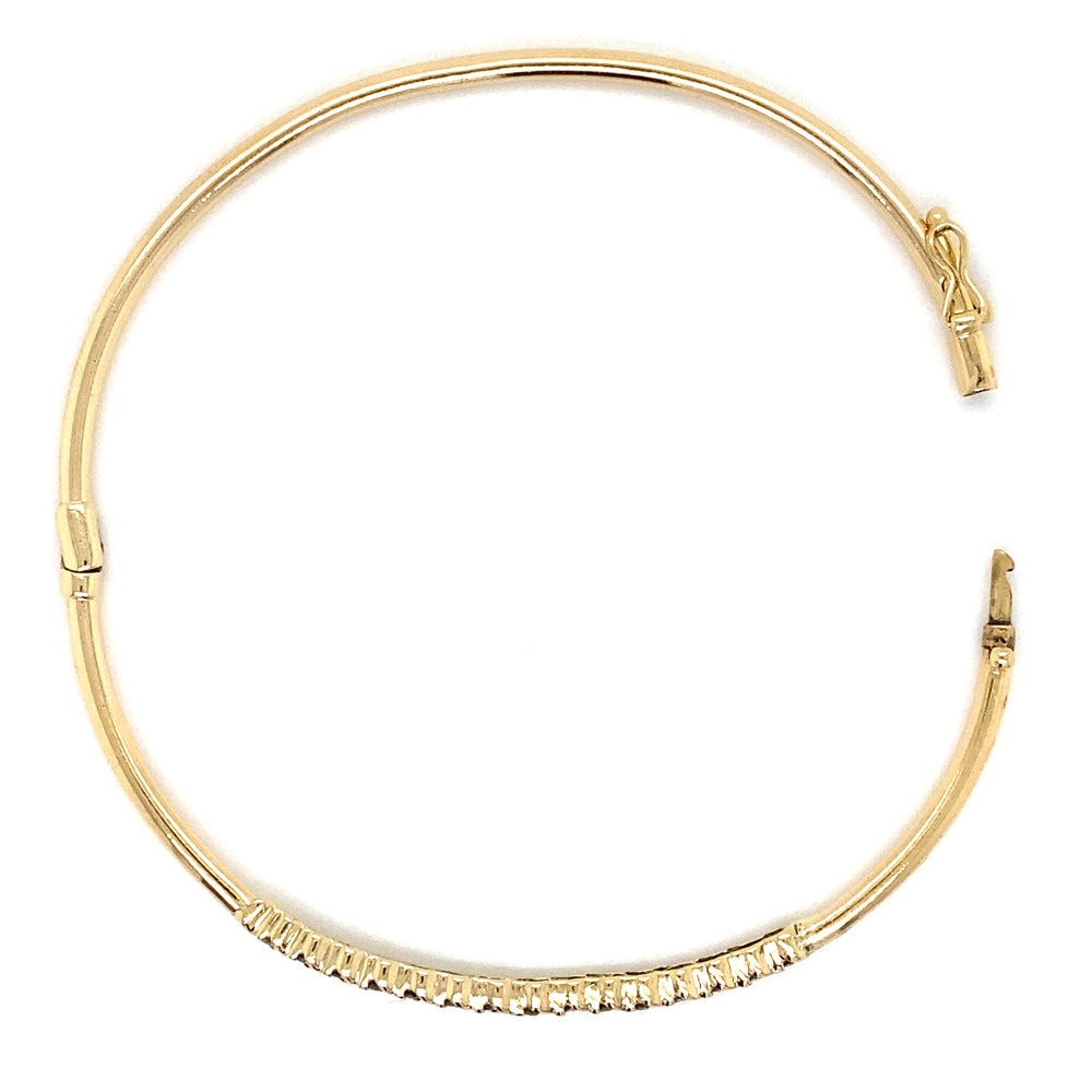 Estate 0.15cttw Diamond Bangle