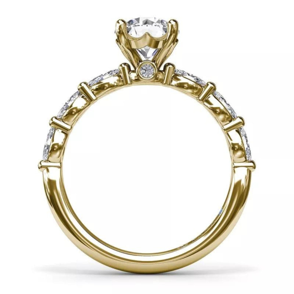 Enchanted Diamond Semi-Mount Engagement Ring