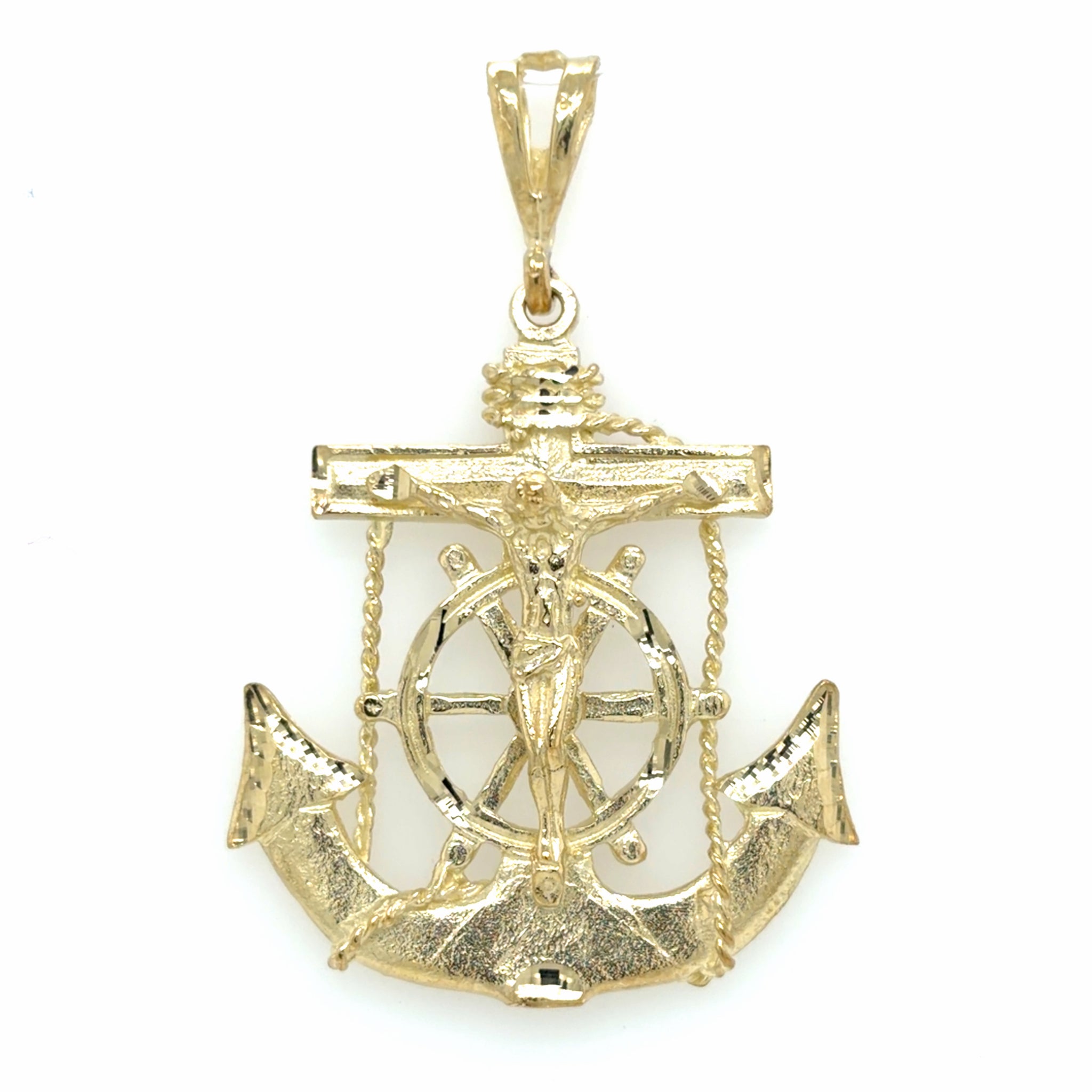 Estate Mariner Crucifix Pendant