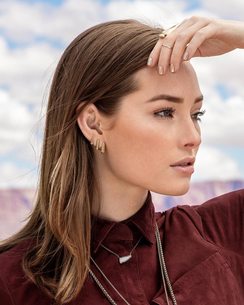 Billie Gold Plated Ear Climber by Kendra Scott