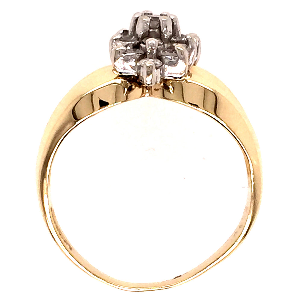 Estate Diamond Cluster Ring