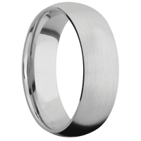 14K White Gold + Satin Finish