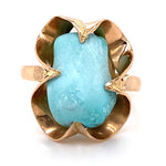 Estate Blue Stone Freeform Ring