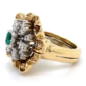 Estate Emerald Cocktail Ring