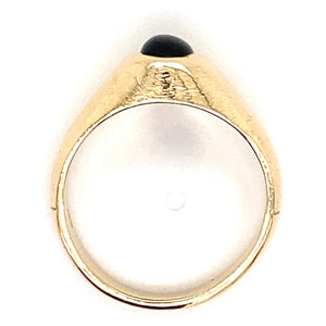 Estate Black Star Sapphire Ring