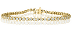 14K Yellow Gold 3.01cttw GH-SI1 Diamond Bracelet