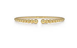 14K Yellow Gold Bujukan Open Bangle Bracelet by Gabriel