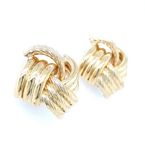 Estate Love Knot Earrings