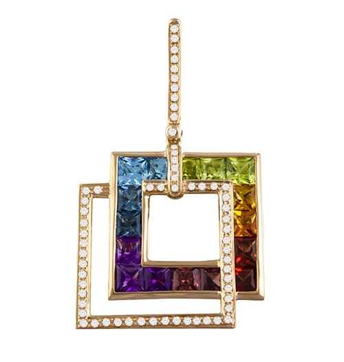 Multi-Gemstone Necklace by Bellarri