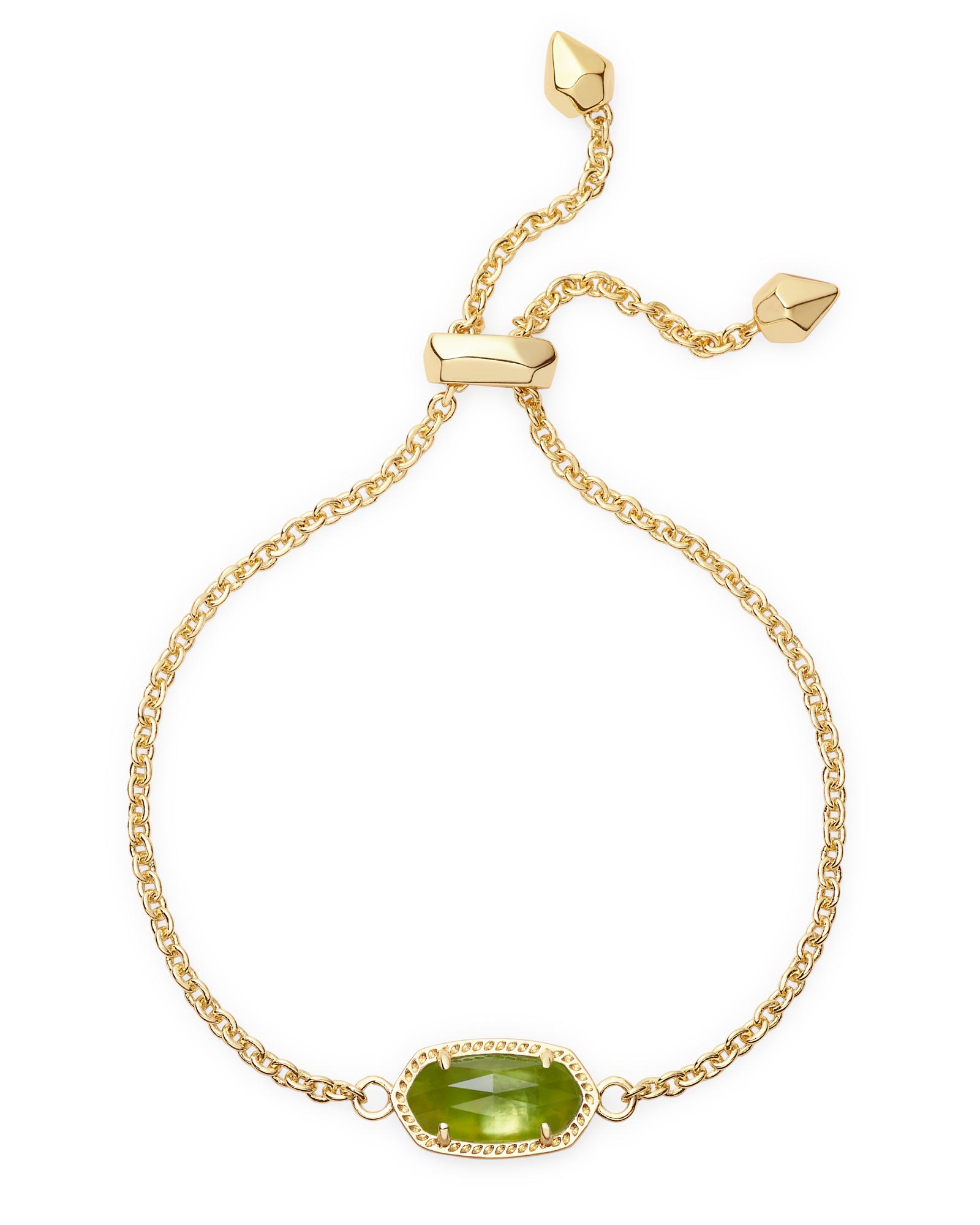 Elaina Gold Plated Peridot Illusion Bracelet by Kendra Scott