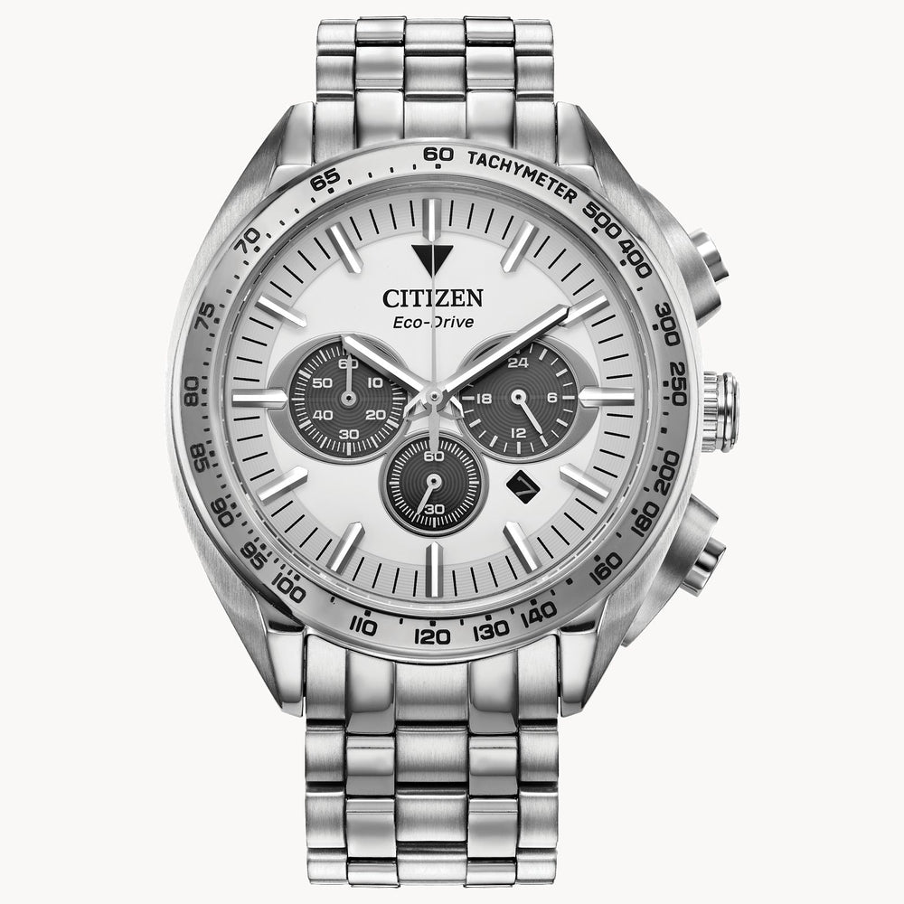 
            
                Load image into Gallery viewer, Chronograph Watch with Sapphire Crystal, Eco-Drive by Citizen
            
        