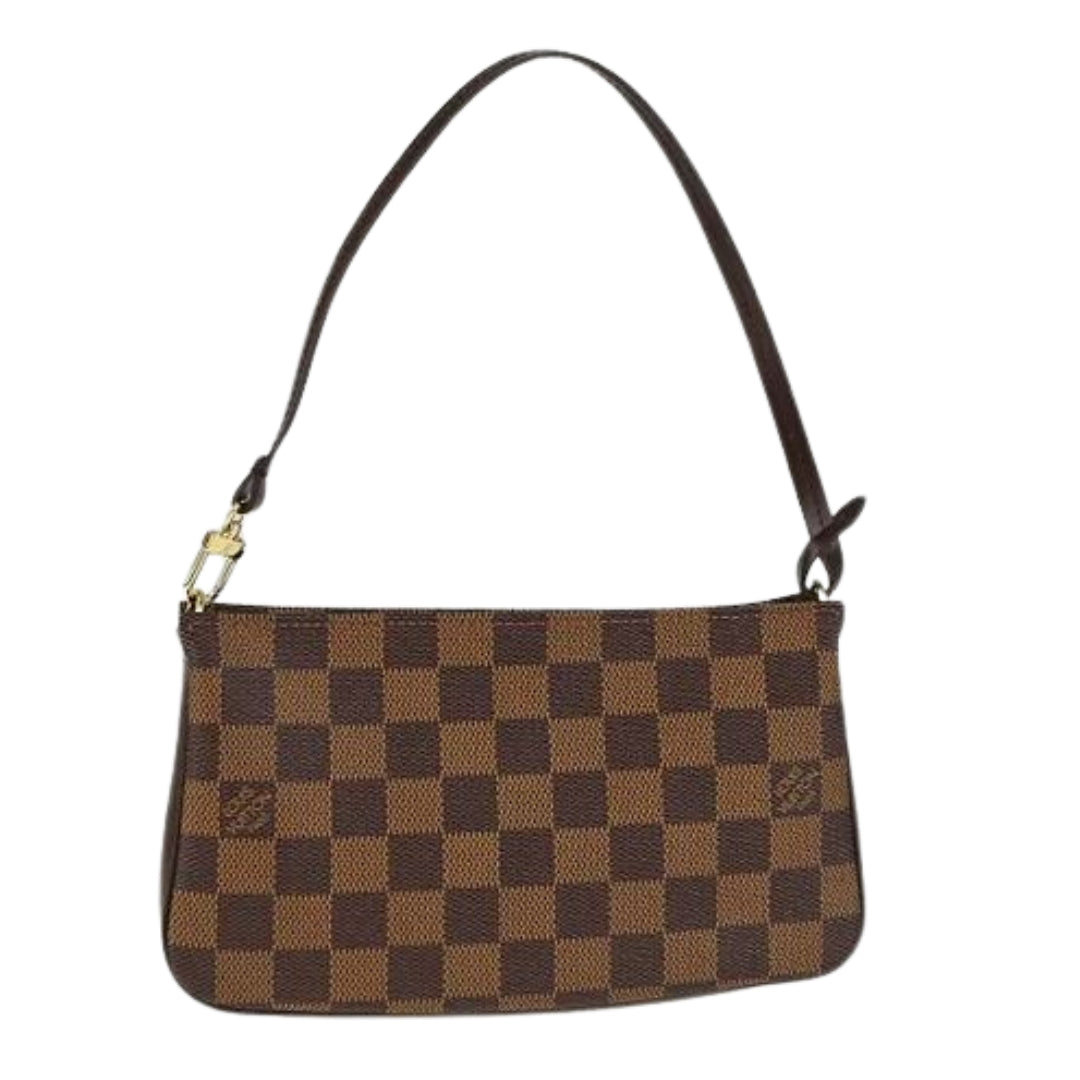 PREOWNED Louis Vuitton Damier Ebene Canvas Navona Pochette Accessories Bag