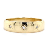 Estate 3-Stone Star Band