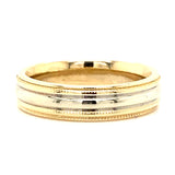 Estate Two-Tone Wedding Band