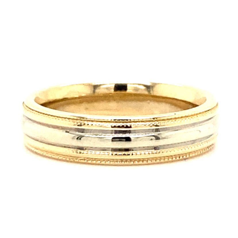 Estate Two-Tone Wedding Band