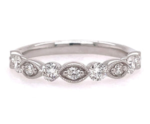 Diamond Wedding Band - Women