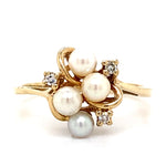 Estate Pearl Cluster Ring