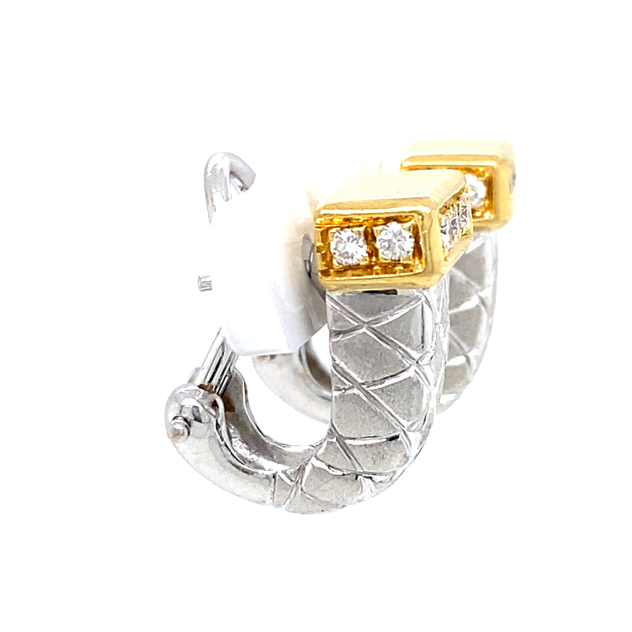 Estate ARIMAR 18K Two-Tone J-Hoops