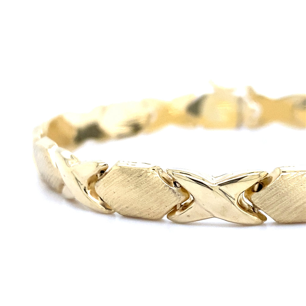 Estate 8" X+O Bracelet