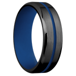 Zirconium + Satin , Polish Finish + Royal Blue