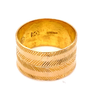 Estate 18K Cigar Band