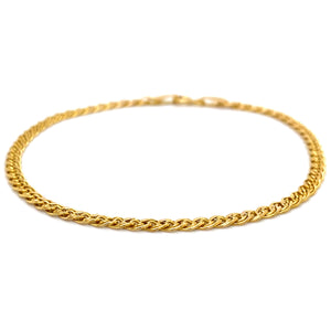 Estate 7.5" Double Cable Link Bracelet