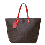 PREOWNED Louis Vuitton Monogram All In Red Handle