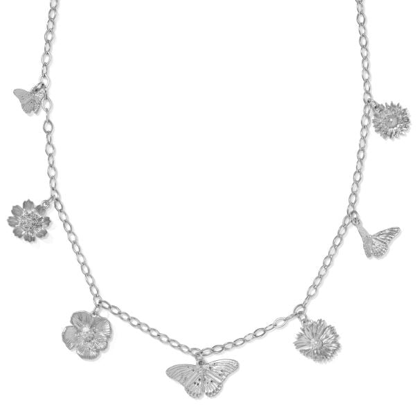 Cailey Charm Vintage Silver Necklace by Kendra Scott