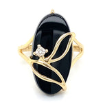 Estate Black Onyx Ring