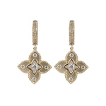 14K Yellow Gold 0.3cttw Diamond Earrings