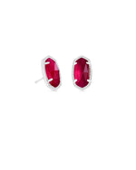 Ellie Silver Plated Earrings in Berry Illusion by Kendra Scott