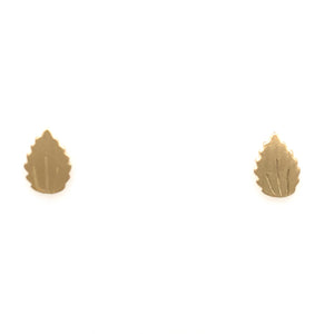 
            
                Load image into Gallery viewer, Estate Small Leaf Earrings
            
        