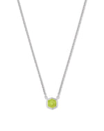 Davie Sterling Silver Peridot Pendant Necklace by Kendra Scott