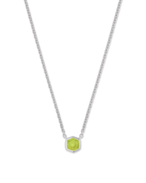 Davie Sterling Silver Peridot Pendant Necklace by Kendra Scott