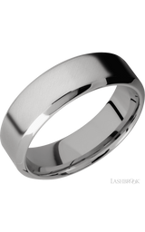 7 mm wide High Bevel Titanium band.