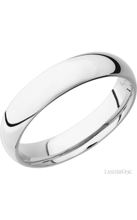 5 mm wide Domed Cobalt Chrome band.