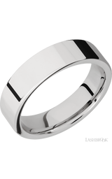 6 mm wide Flat Cobalt Chrome band.